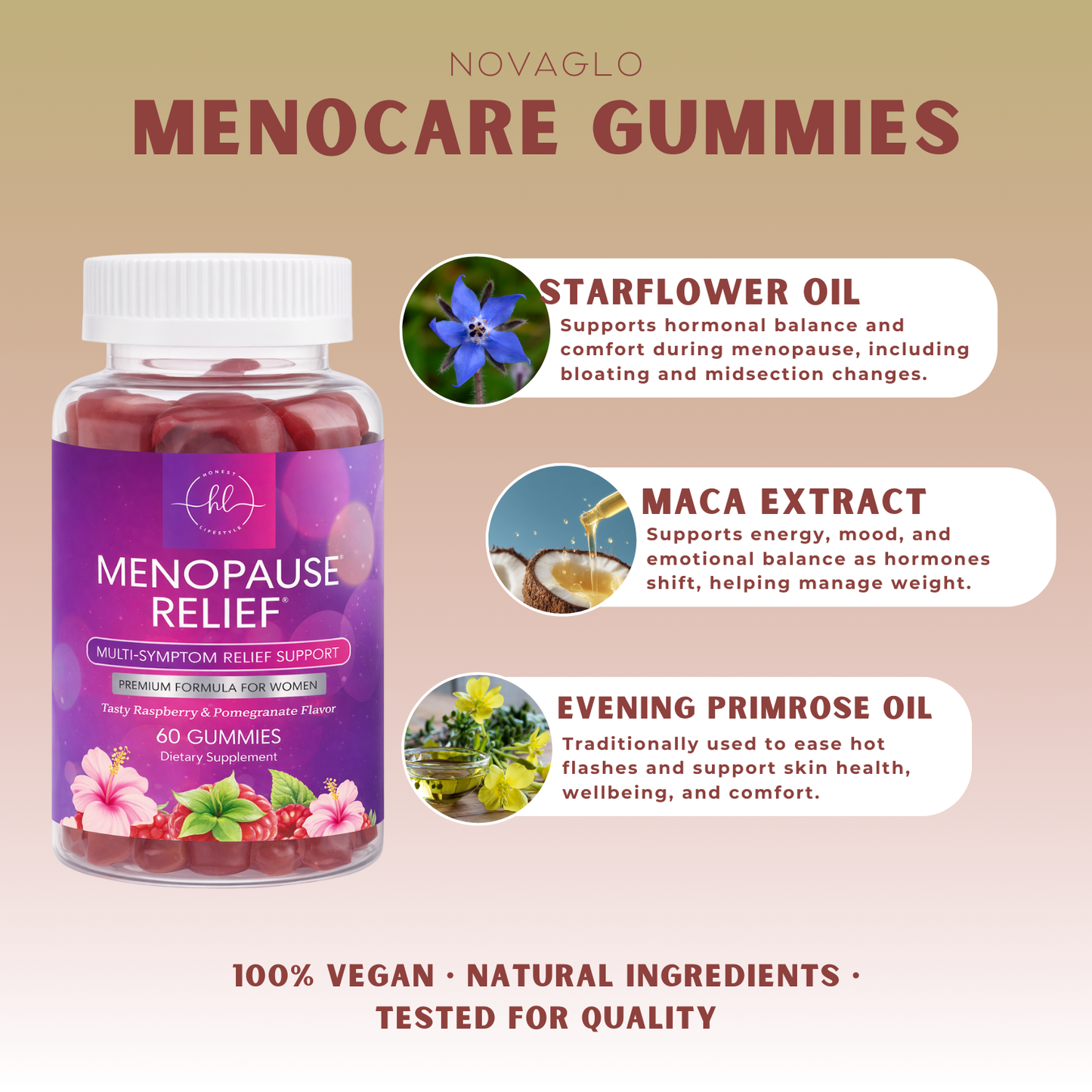 Novaglo MenoCare Gummies